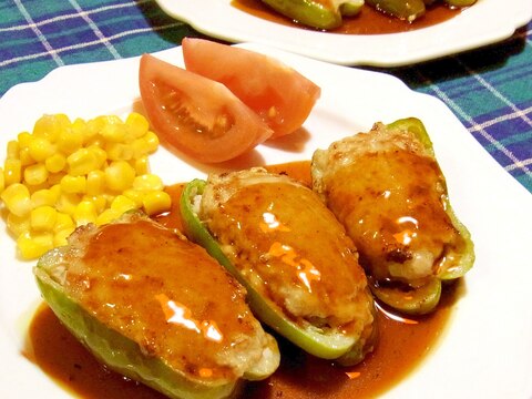 ピーマンの肉詰め 和風あんかけ レシピ 作り方 By メリッコ 楽天レシピ ピーマンの肉詰め 和風あんかけ レシピ 作り方 By メリッコ 楽天レシピ